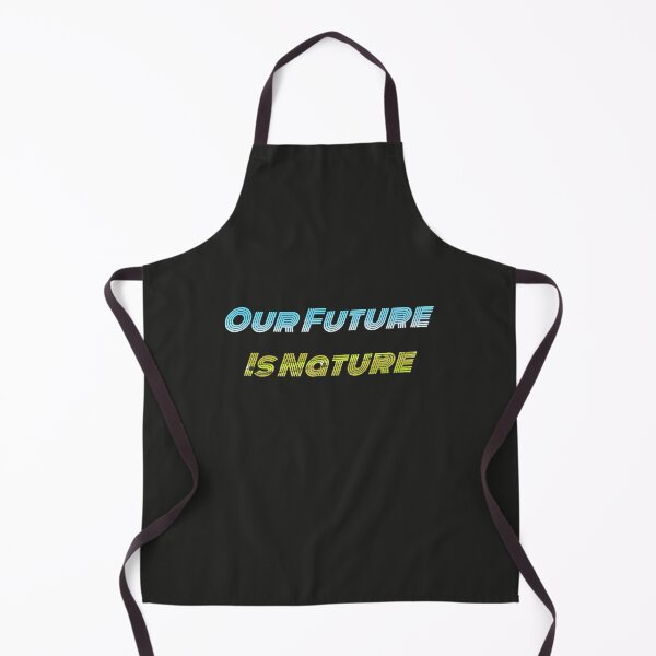 Item preview, Ecology slogan "Our Future Is Nature" sky blue and green designed and sold by LV-creator.