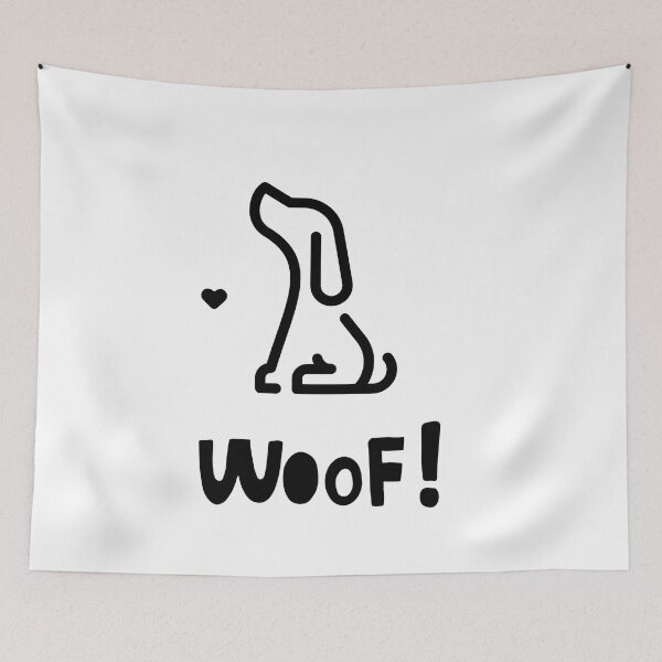 Item preview, Animal Dog Bp Woof Sign  designed and sold by formylovelydog.