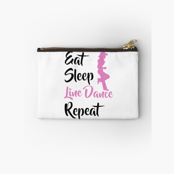 Item preview, Eat Sleep Line Dance Repeat Line Dancing Line Dancer Cowgirl designed and sold by theshirtinator.