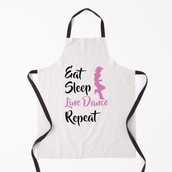 Item preview, Eat Sleep Line Dance Repeat Line Dancing Line Dancer Cowgirl designed and sold by theshirtinator.