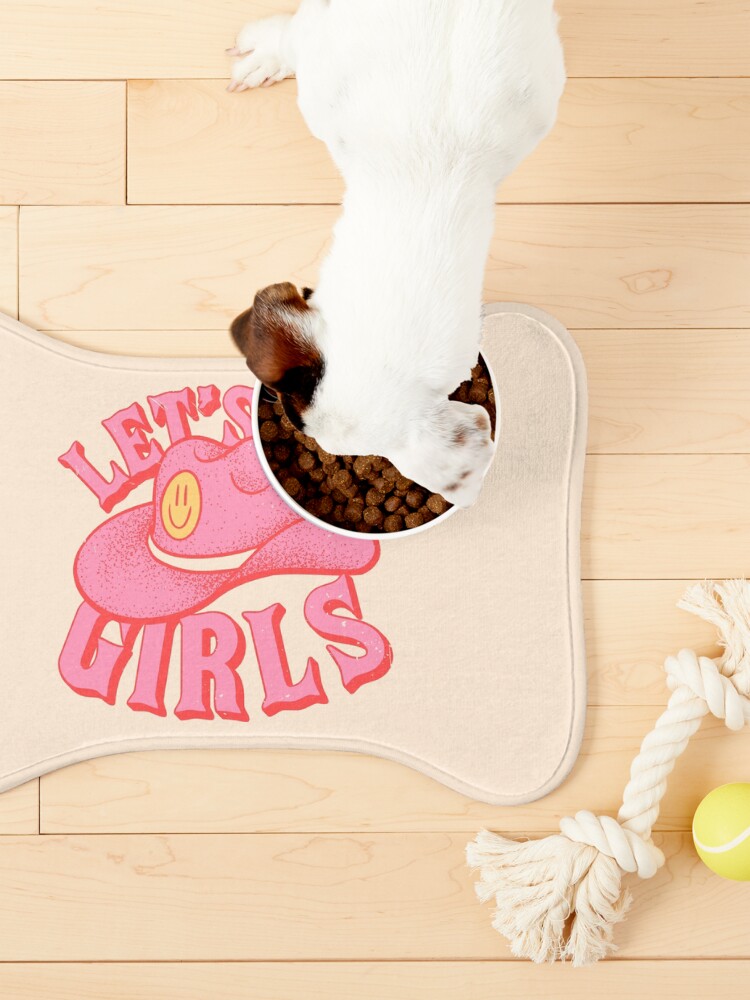 Let's Go Girls | Pink Cowboy Cowgirl Rodeo Hat Preppy Aesthetic  Bachelorette Party | HOWDY Y'ALL | White Background | Mouse Pad