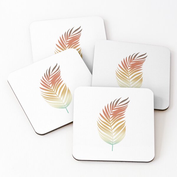 Item preview, Tropical Palm Leaf  - Retro Color Gradient - W01 designed and sold by AlfabetDesign.