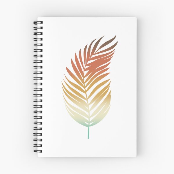 Item preview, Tropical Palm Leaf  - Retro Color Gradient - W01 designed and sold by AlfabetDesign.