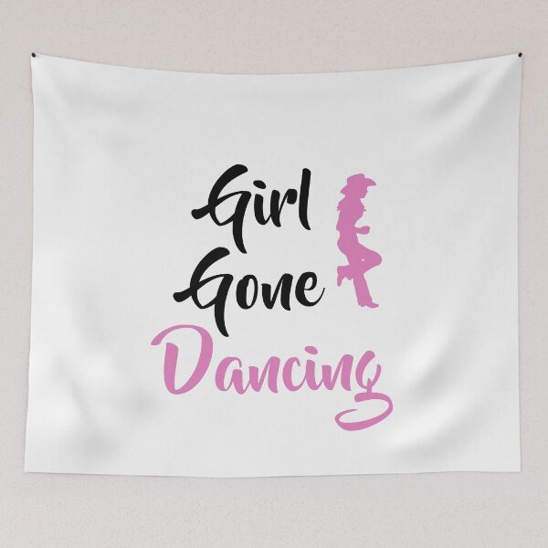 Item preview, Girl Gone Dancing Line Dance Line Dancing Line Dancer Cowgirl designed and sold by theshirtinator.