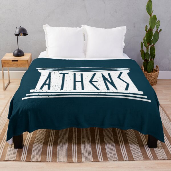 Item preview, Athens Logo Typography designed and sold by Happy Puppy Print On Demand.
