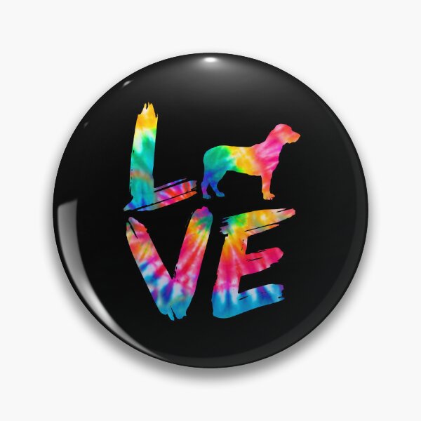 Item preview, Hanoverian Scenthound Dog Love Tie Dye Design designed and sold by rafaeltto.