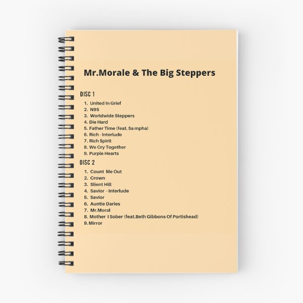 Item preview, Mr. Morale & The Big Steppers Tracklist designed and sold by Avy The Creator.
