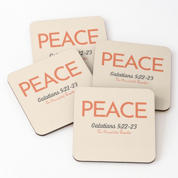 Item preview, The Fruit of The Spirit Peace - Tan and Orange designed and sold by TheReporter1.