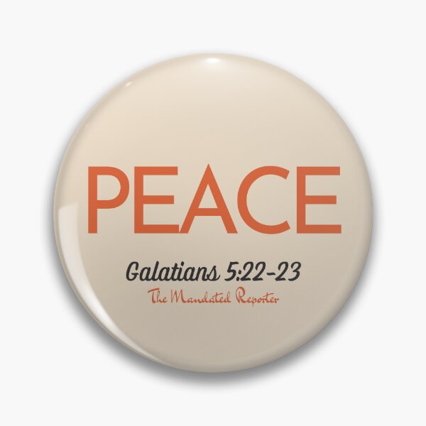 Item preview, The Fruit of The Spirit Peace - Tan and Orange designed and sold by TheReporter1.