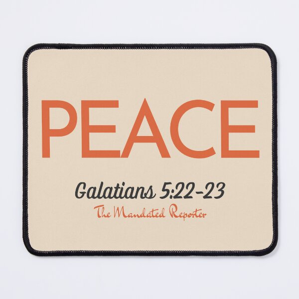 Item preview, The Fruit of The Spirit Peace - Tan and Orange designed and sold by TheReporter1.