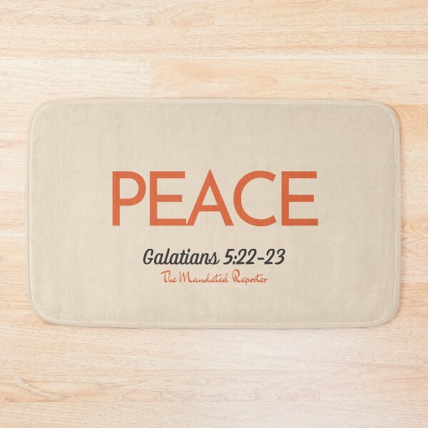 Item preview, The Fruit of The Spirit Peace - Tan and Orange designed and sold by TheReporter1.