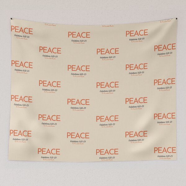 Item preview, The Fruit of The Spirit Peace - Tan and Orange designed and sold by TheReporter1.