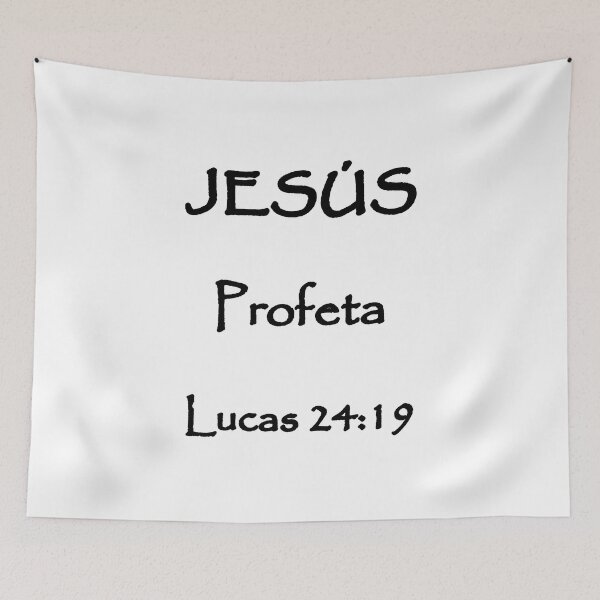 Item preview, Luke 24:19 Jesus Prophet Spanish Bible Verse designed and sold by NombresDeJesus.