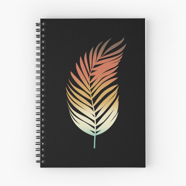 Item preview, Tropical Palm Leaf  - Retro Color Gradient - B01 designed and sold by AlfabetDesign.