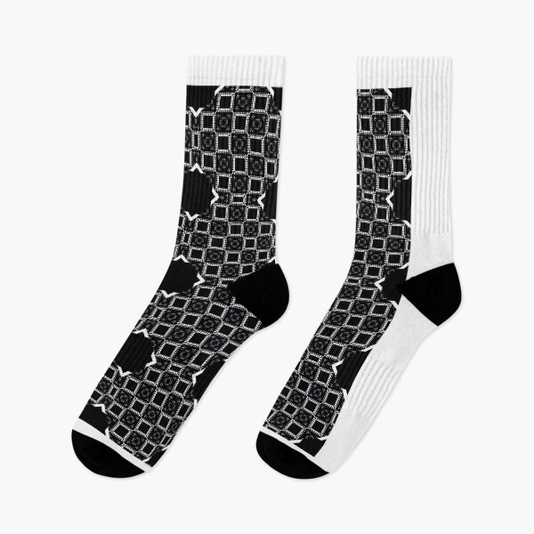 Item preview, The Modern Black and White Fabric in Seamless Pattern designed and sold by MyMemoriesArts.
