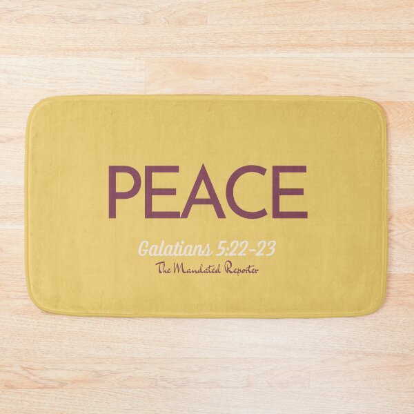 Item preview, The Fruit of The Spirit Peace - Pale Yellow and Purple designed and sold by TheReporter1.