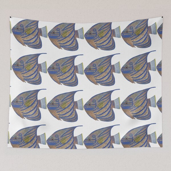 Item preview, watercolor fish designed and sold by altairaleon.