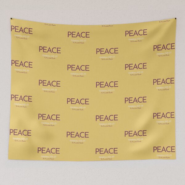 Item preview, The Fruit of The Spirit Peace - Pale Yellow and Purple designed and sold by TheReporter1.