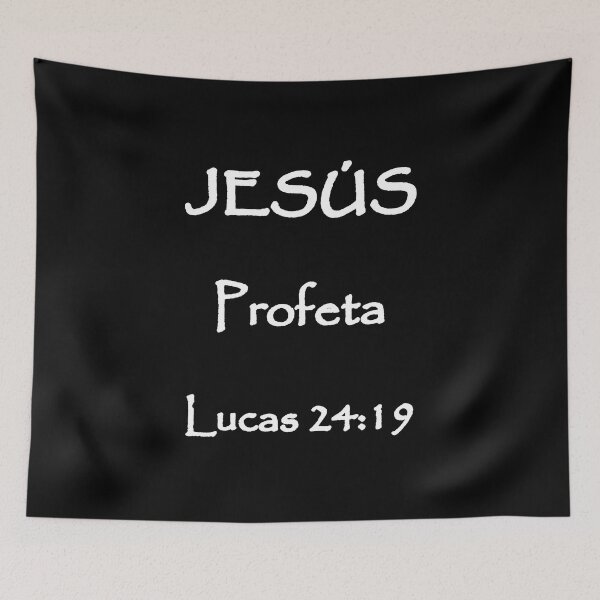Item preview, Luke 24:19 Jesus Prophet Spanish Bible Verse designed and sold by NombresDeJesus.