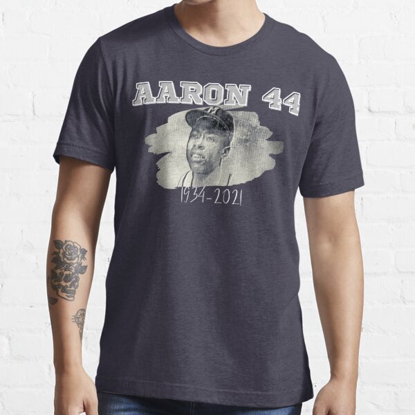 Atlanta Braves #44 Hank Aaron Green AOP Baseball Jersey-3XL