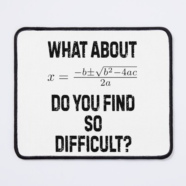 Item preview, quadratic formula designed and sold by Grafik0.