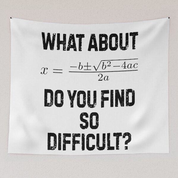 Item preview, quadratic formula designed and sold by Grafik0.