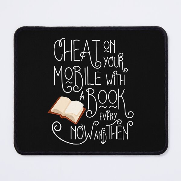 Item preview, Cheat on your Mobile - Funny Book Lovers and Bookworm Design designed and sold by emmjott.