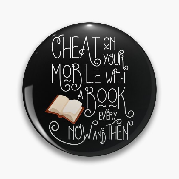 Item preview, Cheat on your Mobile - Funny Book Lovers and Bookworm Design designed and sold by emmjott.