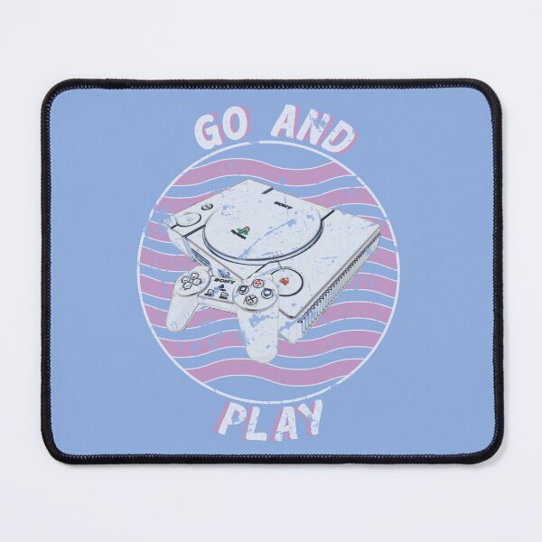 Item preview, Go and play - PS1 retro distressed designed and sold by nerdy-northern.