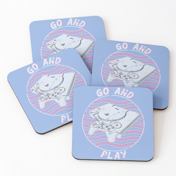 Item preview, Go and play - PS1 retro distressed designed and sold by nerdy-northern.