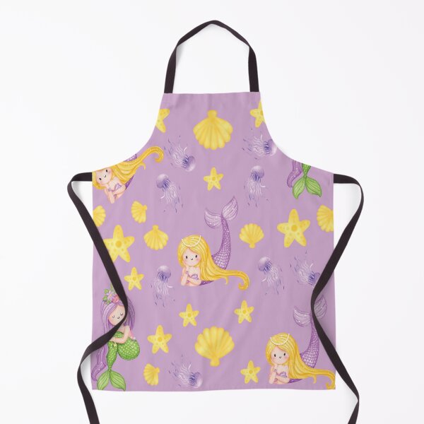 Item preview, Purple Lovely Cute and Elegant Mermaid pattern Scales A-Line Dress gift for cute daughter gift for niece designed and sold by GhostAmine.