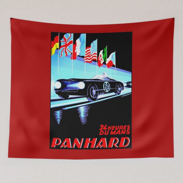 Item preview, DU MANS: Vintage Panhard Grand Prix Auto Racing Print designed and sold by posterbobs.