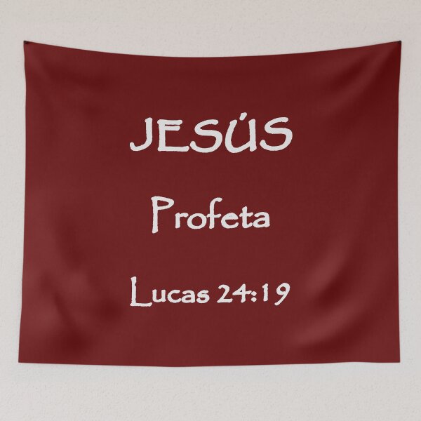 Item preview, Luke 24:19 Jesus Prophet Spanish Bible Verse designed and sold by NombresDeJesus.