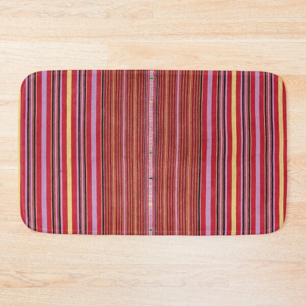 Item preview, Vintage Guatemalan Colorful Striped Textile designed and sold by Vintage Wall Art.
