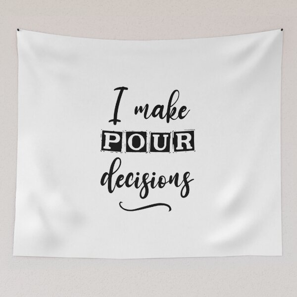 Item preview, funny Wine Bachelorette Party I make pour decisions , Graphic for bride, fun sarcastic offended Rude saying , designed and sold by joygift369.