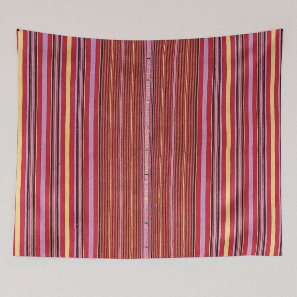 Item preview, Vintage Guatemalan Colorful Striped Textile designed and sold by Vintage Wall Art.