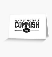 Fantasy Football Commish Greeting Card