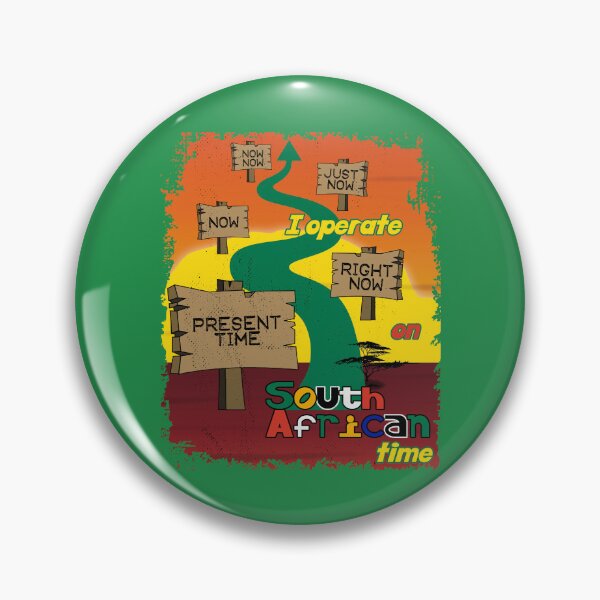 Item preview, I operate on South African time designed and sold by SolidEarthArt.