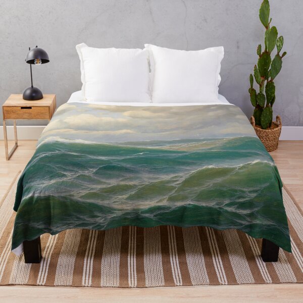 Item preview, Ocean Vintage Oil Painting with Waves designed and sold by Vintage Wall Art.