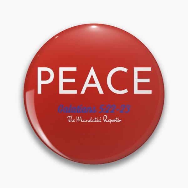 Item preview, The Fruit of The Spirit Peace - Red and White designed and sold by TheReporter1.