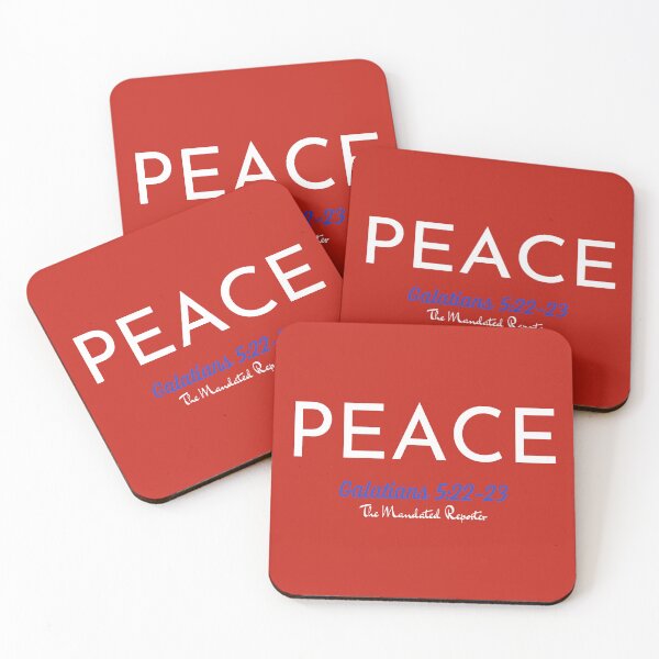 Item preview, The Fruit of The Spirit Peace - Red and White designed and sold by TheReporter1.