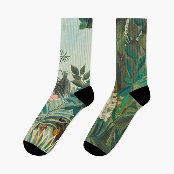 Item preview, The Equatorial Jungle by Henri Rousseau, 1909 designed and sold by Vintage Wall Art.