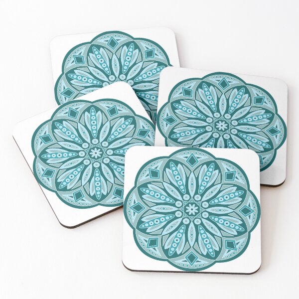 Item preview, Blue Raspberry Shortbread Mandala designed and sold by Allison Stockslager.