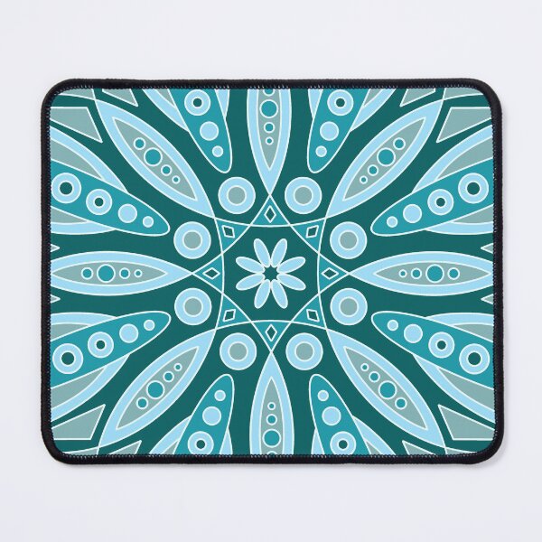 Item preview, Blue Raspberry Shortbread Mandala designed and sold by Allison Stockslager.