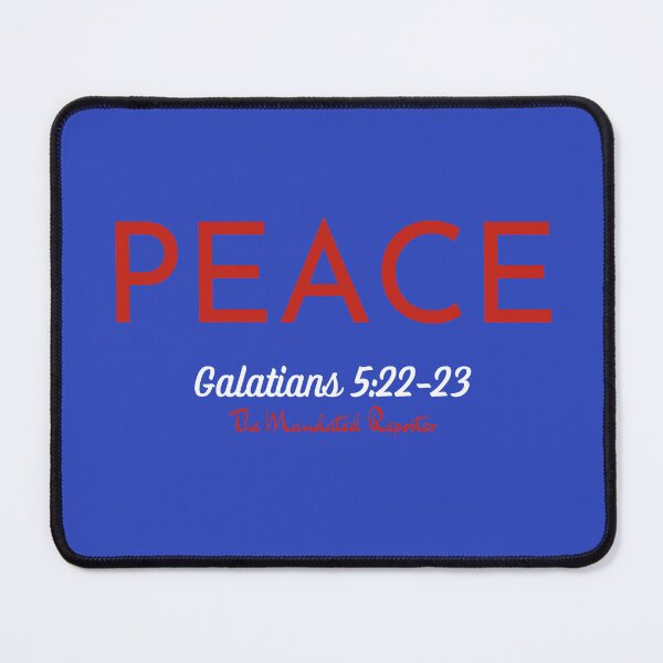 Item preview, The Fruit of The Spirit Peace - Blue and Red designed and sold by TheReporter1.