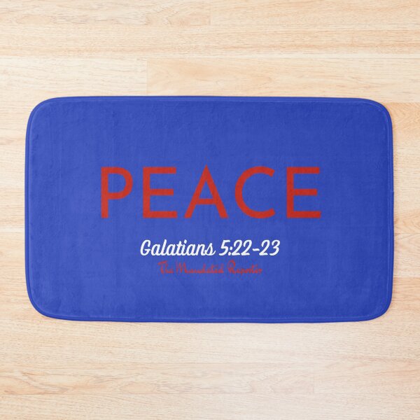Item preview, The Fruit of The Spirit Peace - Blue and Red designed and sold by TheReporter1.