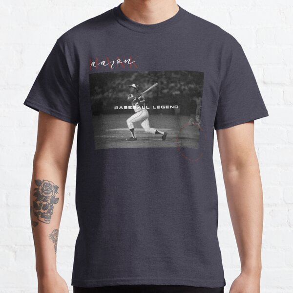 Hank Aaron in Atlanta Braves American Baseball Champion T-Shirt -  Guineashirt Premium ™ LLC