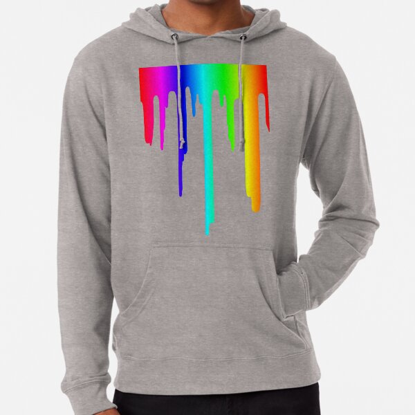 Rainbow Paint Drip Hoodies Sweatshirts for Sale Redbubble