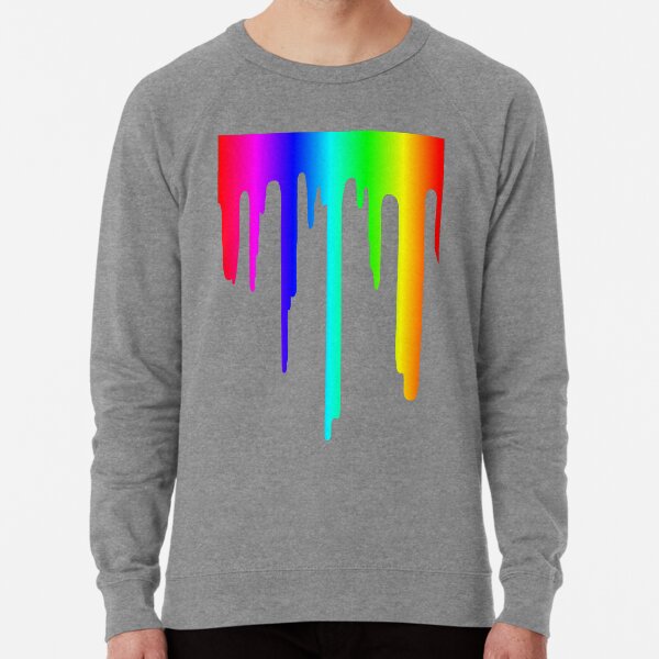 Rainbow drip sweatshirt discount