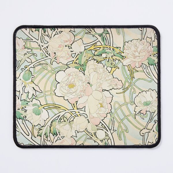 Item preview, Peonies by Alphonse Mucha ,1897 designed and sold by Vintage Wall Art.